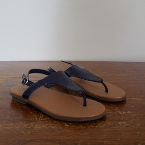Blue sandals
